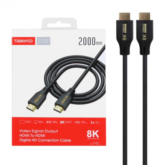 HDMI TO HDMI 8K VIDEO SINGAL DIGITAL HD CONNECTION CABLE 2mm