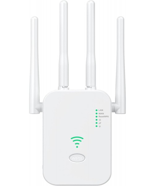 Ενισχυτής σήματος επέκτασης WiFi, Internet μεγάλης εμβέλειας για οικιακή κάλυψη έως 10.000 τετ.-Μαύρο Ενισχυτής σήματος επέκτασης WiFi, Internet μεγάλης εμβέλειας για οικιακή κάλυψη έως 10.000 τετ.-Μαύρο