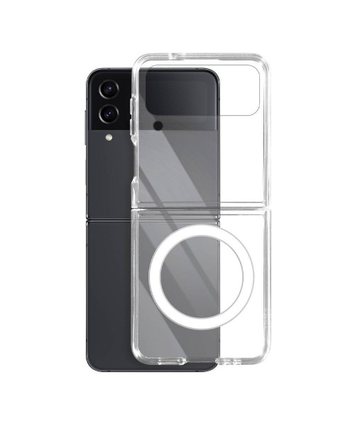 Magsafe Back Cover Σιλικόνης Διάφανο (Samsung Galaxy Z Flip 4) Magsafe Back Cover Σιλικόνης Διάφανο (Samsung Galaxy Z Flip 4)