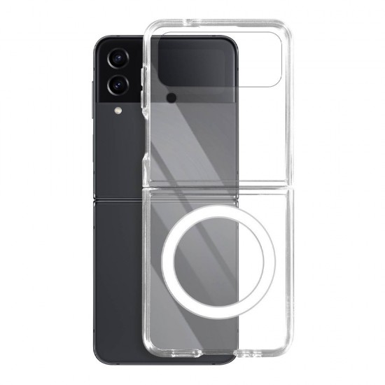 Magsafe Back Cover Σιλικόνης Διάφανο (Samsung Galaxy Z Flip 4) Magsafe Back Cover Σιλικόνης Διάφανο (Samsung Galaxy Z Flip 4)