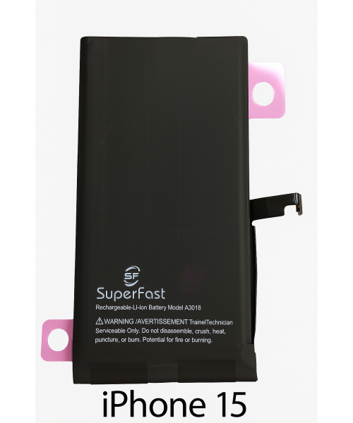OEM Μπαταρία SuperFast για iPhone 15 (Li-ion 3046mAh)