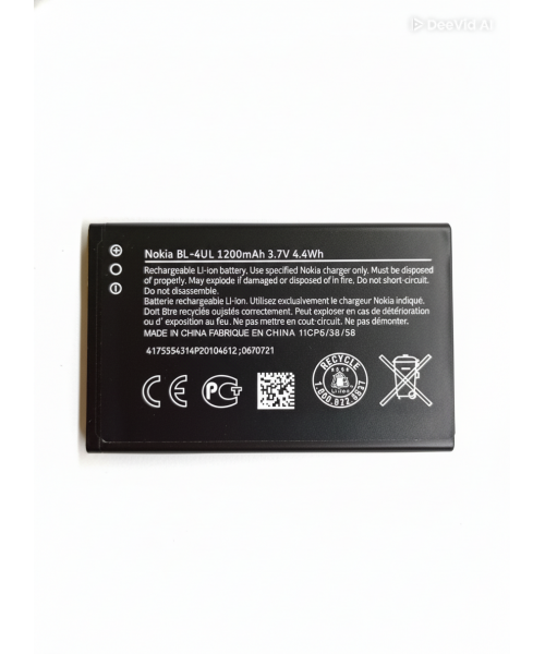 OEM Μπαταρία Συμβατή για Nokia BL-4UL για Lumia 225 Asha 225 3310 2017 Dual SIM TA-1030 1200 mAh