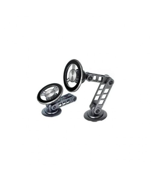 Πτυσσόμενος Μαγνήτης 360 Μοιρών με Περιστρεφόμενο Μαγνήτη, Εύκαμπτη Βάση Τηλεφώνου,  Μαγνητική Βάση στο Αυτοκινήτο -BLACK