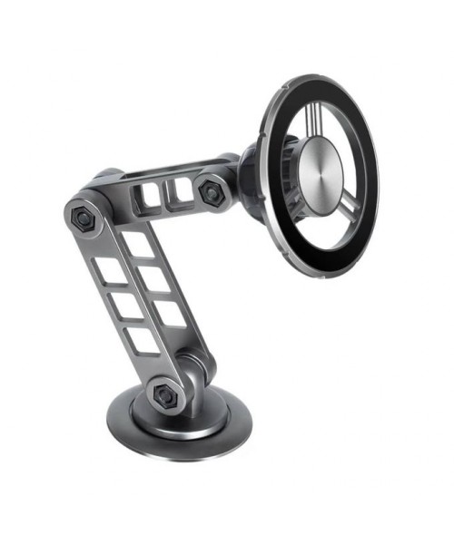 Πτυσσόμενος Μαγνήτης 360 Μοιρών με Περιστρεφόμενο Μαγνήτη, Εύκαμπτη Βάση Τηλεφώνου,  Μαγνητική Βάση στο Αυτοκινήτο -BLACK