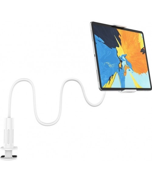 Borofone BH24 Βάση Tablet με Βραχίονα έως 10.6" σε Λευκό χρώμα