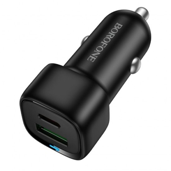 Φορτιστής Αυτοκινήτου BOROFONE BZ34B 38W Dual Port (USB-A & USB-C)