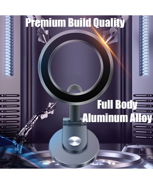 Βάση από μεταλλικό κράμα MagSafe με μαγνητική περιστροφή 1080° για κινητό τηλέφωνο, για το ταμπλό