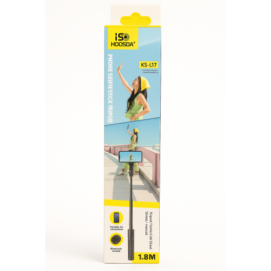 KOOSDA KS-L17 Selfie Stick Tripod με Bluetooth Remote – 1000mm KOOSDA KS-L17 Selfie Stick Tripod με Bluetooth Remote – 1000mm