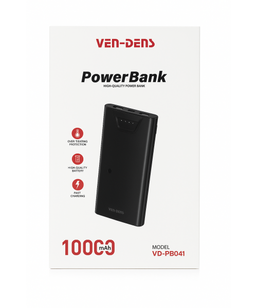 Ven‑Dens VD‑PB041 – Power Bank 10000 mAh Ven‑Dens VD‑PB041 – Power Bank 10000 mAh