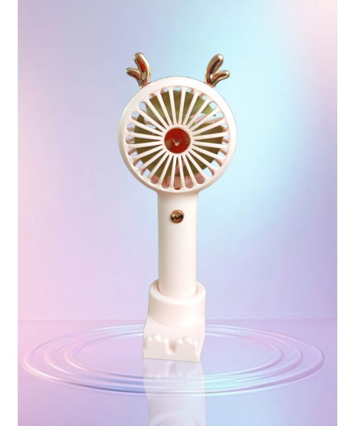 Ανεμιστηράκι Χειρός 6607 USB Επαναφορτιζόμενο - Ρόζ  Ανεμιστηράκι Χειρός 6607 USB Επαναφορτιζόμενο - Ρόζ