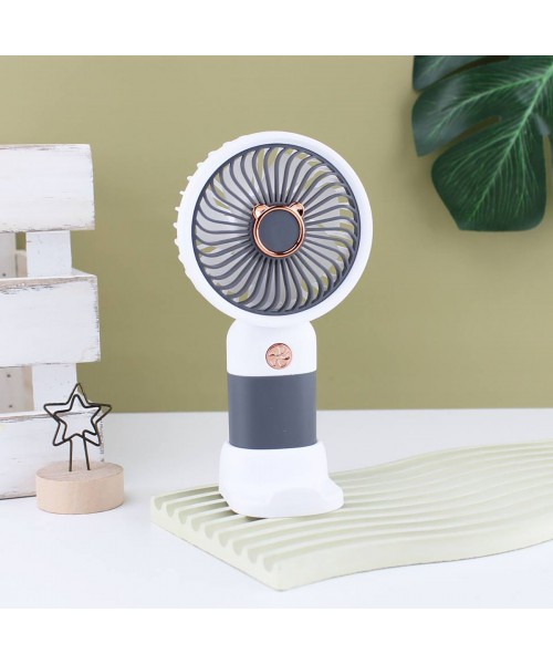 Ανεμιστήρας χειρός με επαναφορτιζόμενη μπαταρία με type c - λευκό Ανεμιστήρας χειρός με επαναφορτιζόμενη μπαταρία με type c - λευκό