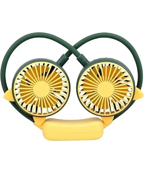 Φορητό Επαναφορτιζόμενο Ανεμιστηράκι MY -7460Λαιμού με αυτακία -πράσινο Φορητό Επαναφορτιζόμενο Ανεμιστηράκι MY -7460Λαιμού με αυτακία -πράσινο