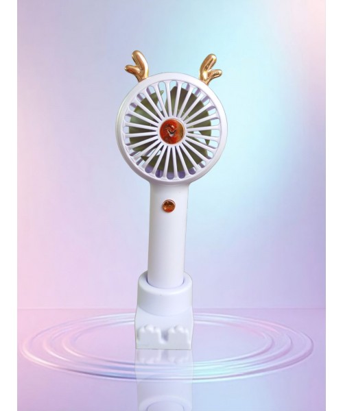 Ανεμιστηράκι Χειρός 6607 USB Επαναφορτιζόμενο - Λίλα  Ανεμιστηράκι Χειρός 6607 USB Επαναφορτιζόμενο - Λίλα