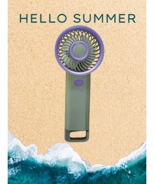 Ανεμιστηράκι Χειρός 6161 USB -C Επαναφορτιζόμενο - Γκρί Ανεμιστηράκι Χειρός 6161 USB -C Επαναφορτιζόμενο - Γκρί