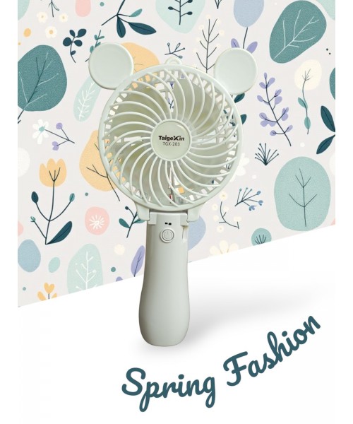 Taigexin TGX -203 Mini Fan Ανεμιστηράκι Χειρός Μπαταρίας Λευκό Taigexin TGX -203 Mini Fan Ανεμιστηράκι Χειρός Μπαταρίας Λευκό