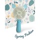 Taigexin TGX -203 Mini Fan Ανεμιστηράκι Χειρός Μπαταρίας -Γαλαζίο