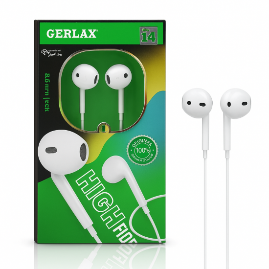 Gerlax Gen 15 Headphone 3.5 Jack - Λεύκα