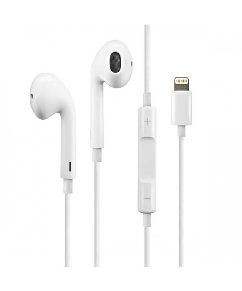 Ακουστικά handsfree με καλώδιο Lightning Λευκά Ακουστικά handsfree με καλώδιο Lightning Λευκά