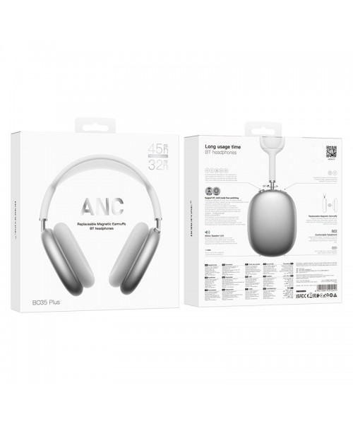 Ασύρματα Ακουστικά BO35 Plus με ANC και Αντικαταστάσιμα Μαξιλαράκια