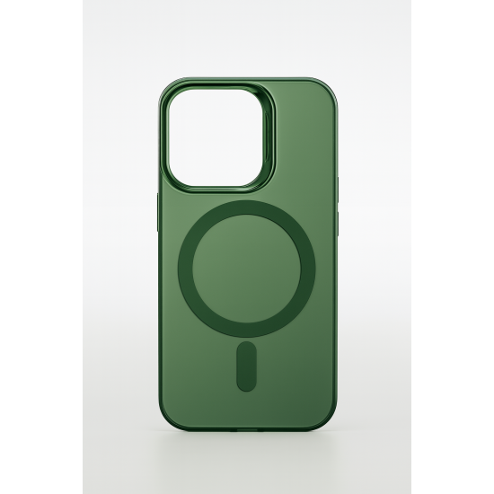 Μαγνητική θήκη τηλεφώνου για iPhone 15 Pro Green