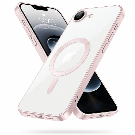 Θήκη Σιλικόνης για iphone 16e Electro Back Cover Με Magsafe -Ρόζ Θήκη Σιλικόνης για iphone 16e Electro Back Cover Με Magsafe -Ρόζ