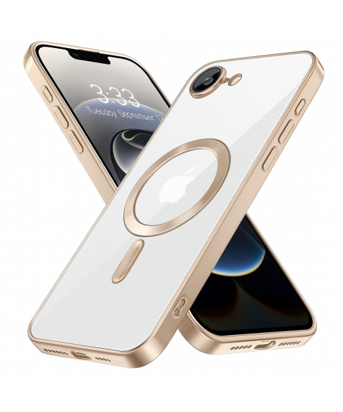 Θήκη Σιλικόνης για iphone 16e Electro Back Cover Με Magsafe -Χρύσο Θήκη Σιλικόνης για iphone 16e Electro Back Cover Με Magsafe -Χρύσο
