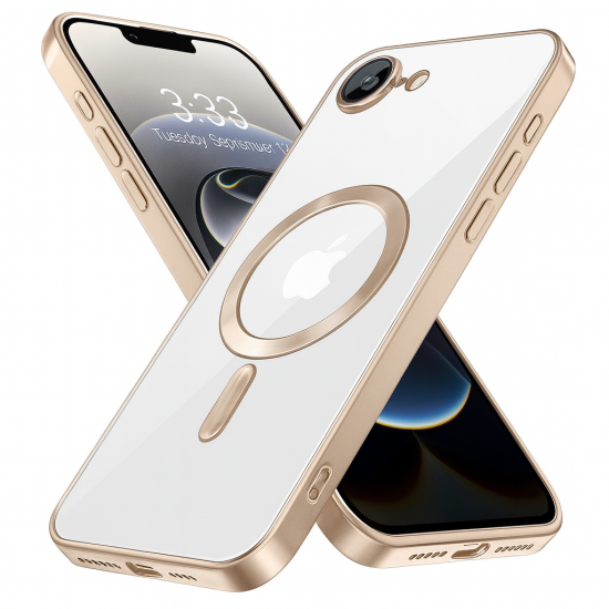 Θήκη Σιλικόνης για iphone 16e Electro Back Cover Με Magsafe -Χρύσο Θήκη Σιλικόνης για iphone 16e Electro Back Cover Με Magsafe -Χρύσο