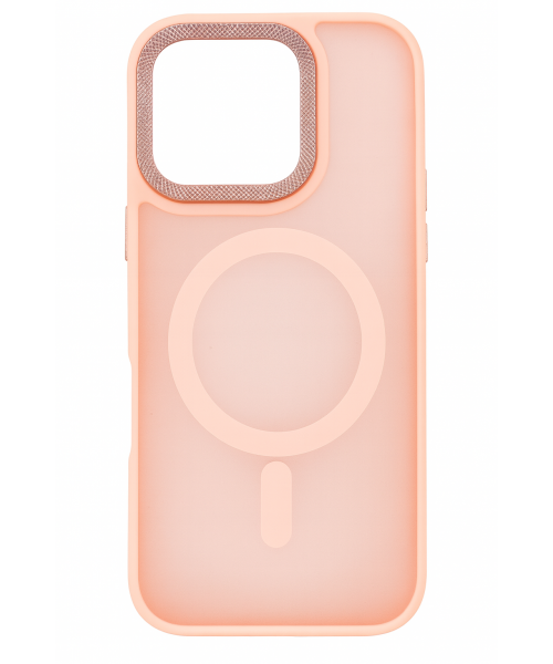 Θήκη Σιλικόνης με Υποδοχή MagSafe για iPhone 16 Pro Max– Ροζ Χρώμα με Μεταλλική Ενίσχυση Κάμερας Θήκη Σιλικόνης με Υποδοχή MagSafe για iPhone 16 Pro Max– Ροζ Χρώμα με Μεταλλική Ενίσχυση Κάμερας