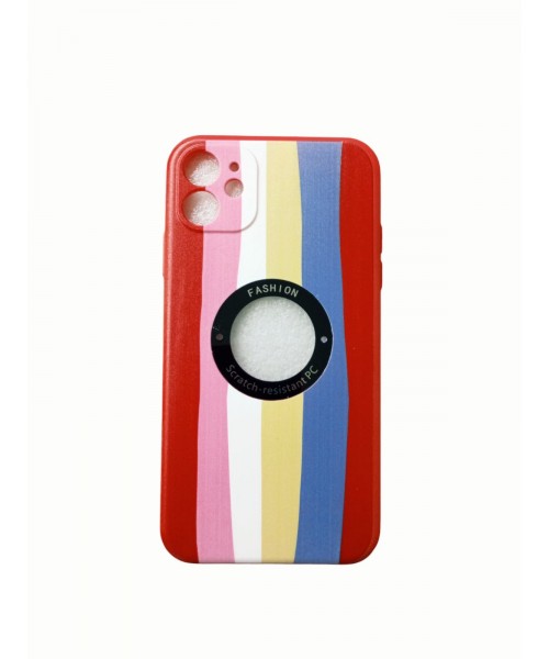 Θήκη σιλικόνης Rainbow για iphone 11    Θήκη σιλικόνης Rainbow για iphone 11