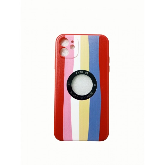 Θήκη σιλικόνης Rainbow για iphone 11 Θήκη σιλικόνης Rainbow για iphone 11