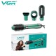 VGR V-493 4‑in‑1 Professional Hot Air Styler 1000W – Ηλεκτρική Βούρτσα Μαλλιών με Αέρα & 4 Εξαρτήματα Styling
