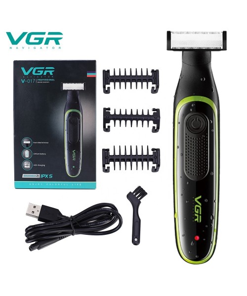 VGR V-017 Ξυριστική Μηχανή Προσώπου / Σώματος Επαναφορτιζόμενη