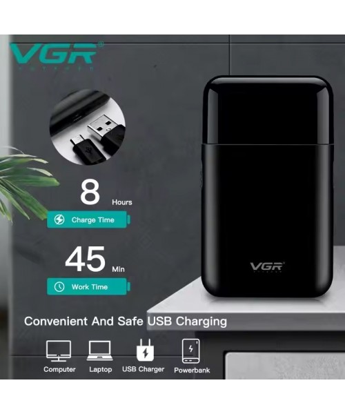 VGR V-390 Ξυριστική Μηχανή Προσώπου Επαναφορτιζόμενη VGR V-390 Ξυριστική Μηχανή Προσώπου Επαναφορτιζόμενη