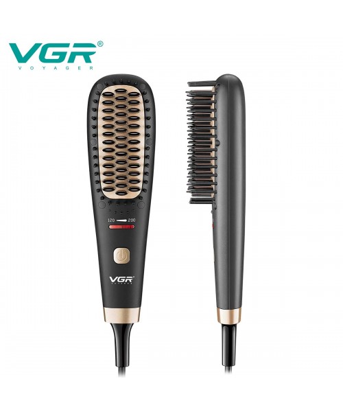 Ηλεκτρική Βούρτσα Ισιώματος Μαλλιών VGR V- 568 – Θερμαινόμενη, με Ρύθμιση Θερμοκρασίας