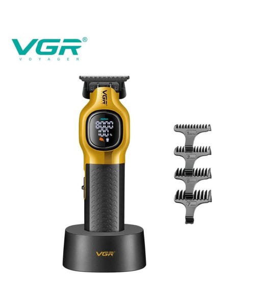 VGR V-886T Επαναφορτιζόμενο Σετ Κουρευτικής Μηχανής GOLD