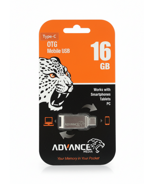 ADVANCE MEDIA USB Stick 16 GB Type-C OTG (Your Memory in Your Pocket) ADVANCE MEDIA USB Stick 16 GB Type-C OTG (Your Memory in Your Pocket)