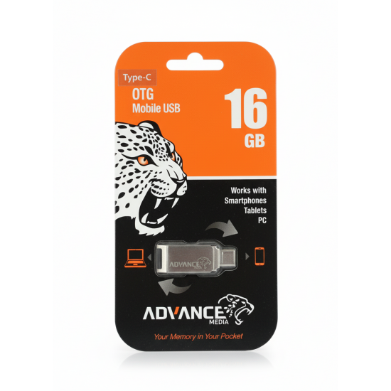ADVANCE MEDIA USB Stick 16 GB Type-C OTG (Your Memory in Your Pocket) ADVANCE MEDIA USB Stick 16 GB Type-C OTG (Your Memory in Your Pocket)