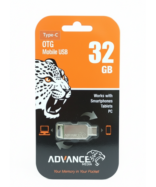 ADVANCE MEDIA USB Stick 32 GB Type-C OTG (Your Memory in Your Pocket) ADVANCE MEDIA USB Stick 32 GB Type-C OTG (Your Memory in Your Pocket)