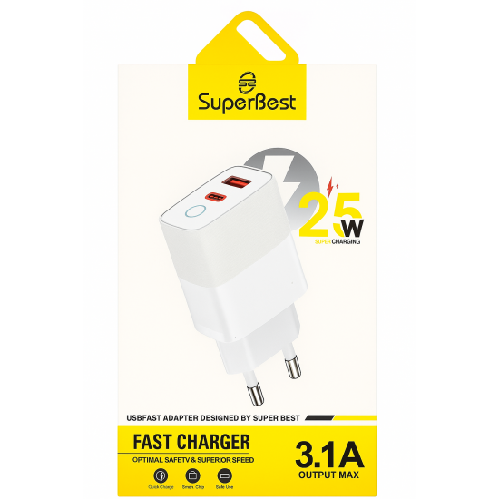 SuperBest Fast Charger 25W – 3.1A
