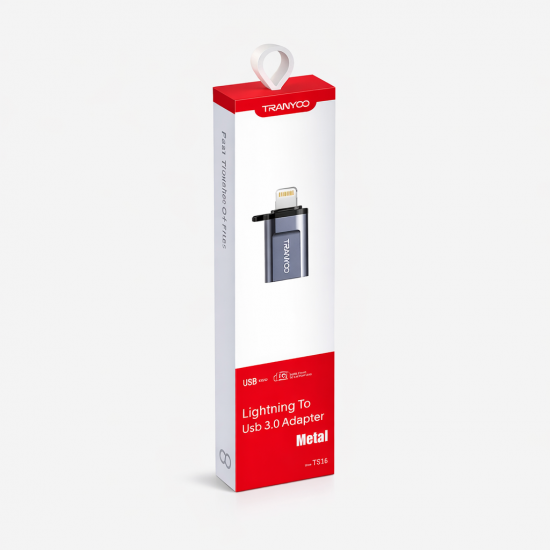Lightning to USB 3.0 Adapter Metal TRANYOO – Αντάπτορας Lightning σε USB για iPhone & iPad -Model T-E16