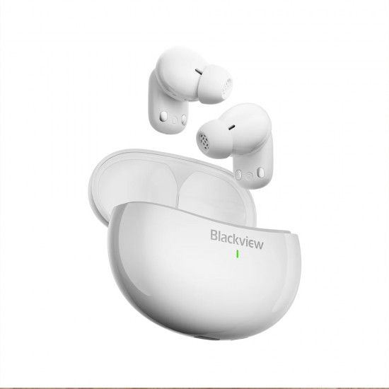 BlackView AirBuds 30 Bluetooth Handsfree Ακουστικά με Αντοχή στον Ιδρώτα και Θήκη Φόρτισης Λευκά