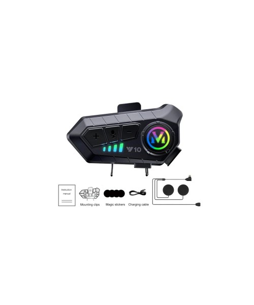 Ακουστικά για Κράνος Μοτοσικλέτας Y10 – Bluetooth 5.3 Ασύρματα