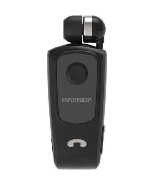 Ασύρματο Bluetooth Ακουστικό Πέτου Fineblue F920 – In-Ear Handsfree με Clip, Μα΄υρο