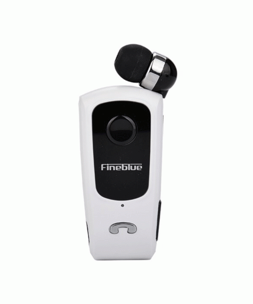 Ασύρματο Bluetooth Ακουστικό Πέτου Fineblue F920 – In-Ear Handsfree με Clip, Λευκό