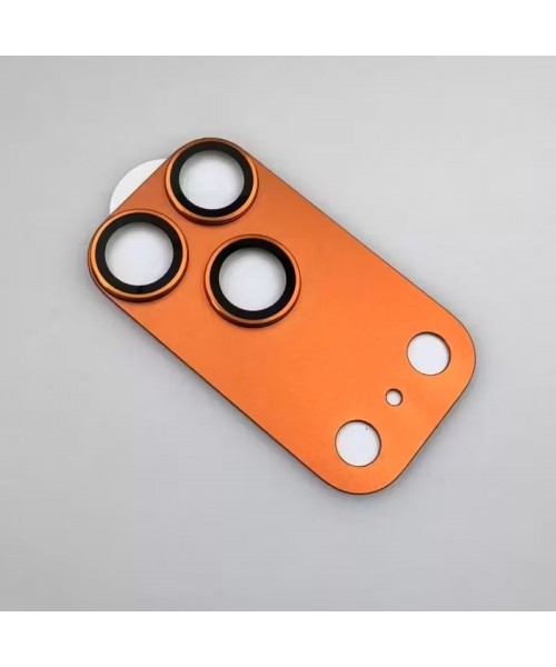 Προστατευτικό Κάλυμμα Κάμερας για iphone 17 pro με Μεταλλικό Φινίρισμα – Πορτοκαλί