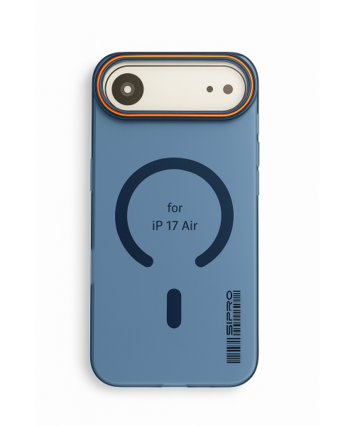 Θήκη MagSafe Σιλικόνης για iPhone 17 Air – Μπλε Matte Προστασία