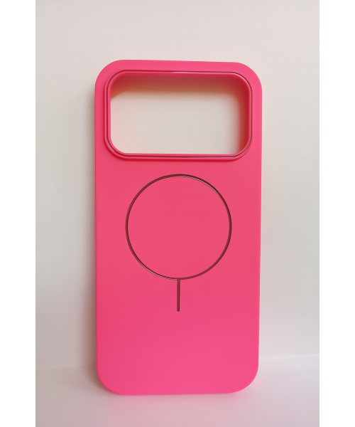 Θήκη MagSafe για iPhone 17 Pro Max – Φούξια Ροζ με Μαύρες Λεπτομέρειες Θήκη MagSafe για iPhone 17 Pro Max – Φούξια Ροζ με Μαύρες Λεπτομέρειες
