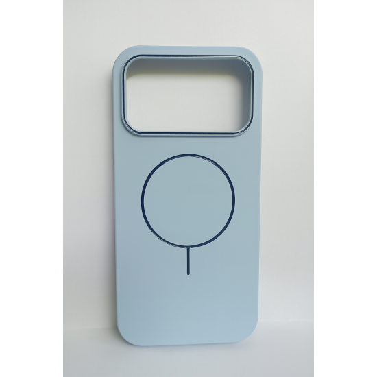 Θήκη MagSafe για iPhone 17 Pro Max – Γαλάζια με Μπλε Λεπτομέρειες