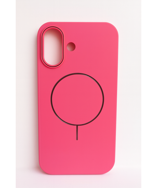 Θήκη MagSafe για iPhone 17 – Φούξια Ροζ με Μαύρες Λεπτομέρειες Θήκη MagSafe για iPhone 17 – Φούξια Ροζ με Μαύρες Λεπτομέρειες