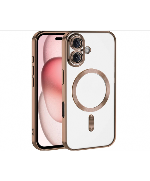 Siipro Back Cover Θηκη Σιλικονης Με Τζαμακι Καμερας Και Magsafe (Iphone 17)Καφέ